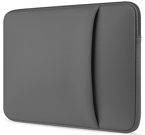 Hosaire Laptop Tasche Mode Computer Carrying Bag Tasche für Laptop/Tablet/Notebook/Ultrabook mit Bildschirmdiagonale 15 Zoll,Grau - 2