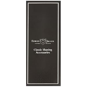 Edwin Jagger Super Badger Shaving Brush with Drip Stand - Medium, Imitation Ebony - Image 3