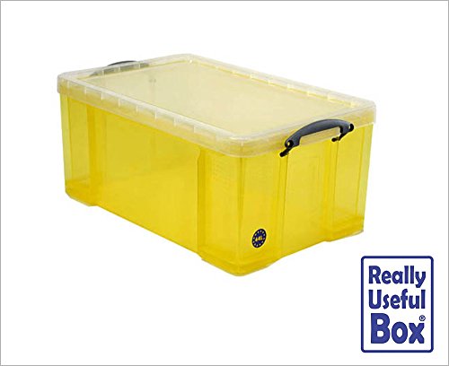Really Useful Plastic 64 Litre Boxes, Assorted, Pack of 8 boxes, SUPER-DEAL
