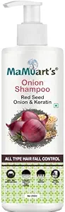 MAMUARTS Onion Red Onion & Keratin Hair Fall Shampoo for Hair Growth & Hair Fall Control hair shampoo- 250 ml