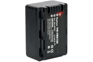 NAHAS-SHOP Ersatz Akku kompatibel mit Panasonic VW-VBK180 VW-VBK 180 HC-V10, HC-V500, HC-V700, HC-V707, SDR-S50 , SDR-S70, SDR-S71, SDR-T50, SDR-T55, SDR-T70, HDC-SDX1, HDC-TM40, HDC-TM55 , HDC-TM60 1700mAh