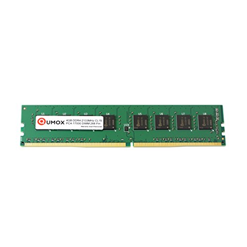 QUMOX 4GB DDR4 2133 2133MHz PC4-17000 PC-17000  288 Pin  DIMM de Memoria de 4GB para computadora Escritorio PC
