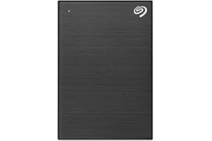 Seagate One Touch 5TB External HDD with Password Protection – Black, for Windows and Mac, with 3 yr Data Recovery Services, a