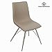Price comparison product image Chaise en similicuir taupe by Craften Wood