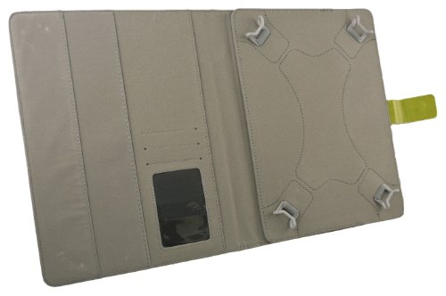 Emartbuy® Archos 101b Oxygen Tablet PC 10.1 Zoll Universalbereich Grün Multi Angle Exekutiv Folio Mappen Kasten Abdeckung mit Kartensteckplätze + Grün Eingabestift - 3