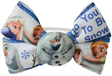 Olaf Frozen Girl's fashion hair bobble. Hair accessories featuring Anna and Elsa Do you want to build a snowman?