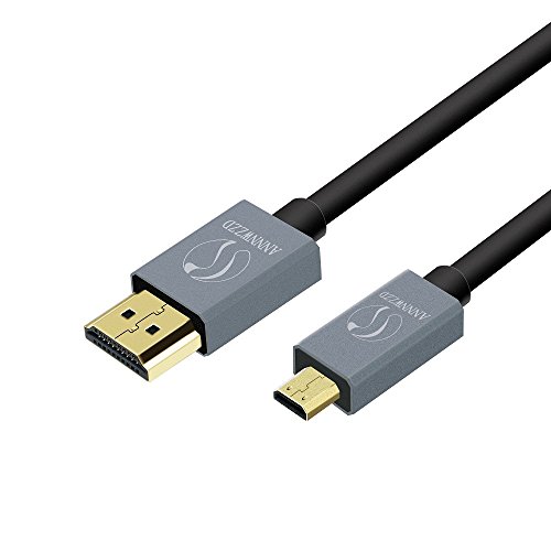 LinkinPerk1m Micro HDMI Kabel / kompatibel mit HDMI 2.0a/b, 2.0, 1.4a (Ultra HD, 4K, 3D, Full HD, 1080p, HDR, ARC, Highspeed mit Ethernet)