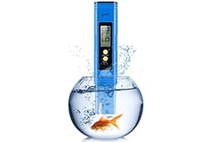 ÖRRNVTE PH Messgerät für Wasser Hydroponik Digital Pool PH Wert Messgerät 0,01 Hohe Genauigkeit Taschenformat mit 0-14 PH Messbereich für Haushalt Trinken, Pool und Aquarium