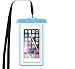 Produktbild Universal-Waterproof Fall, ibarbe ipx8-waterproof-phone-pouch Dry-Bag-iPhone, Samsung-Google-Pixel-HTC-lg-Huawei für Geräte bis 14,5 cm (Blau)