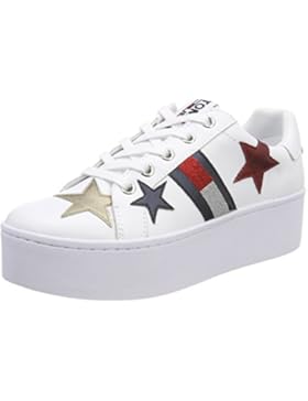 Hilfiger Denim Damen Tommy Jeans Icon Sparkle Sneaker