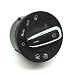 Produktbild amsamotion für Chrom Euro Scheinwerfer Schalter contorl für VW Jetta Golf GTI Mk5 MK6 Kaninchen VW Golf 5 + Variant + Plus VW Golf 6 + VARIANT + Plus + Cabrio
