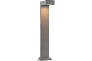 SLV Lampa stojąca QUADRASYL 75 SLV/oświetlenie zewnętrzne ścieżek, ścian, wejść, zewnętrzna lampa ogrodowa LED / GX53 IP44 11W, kolor szary