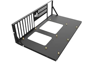 Dciustfhe Mining Frame Mining ETH Motherboard Bracket Thickened Bitcoin Mining Rig Case Support ITX/ATX for 8 GPU(ATX)