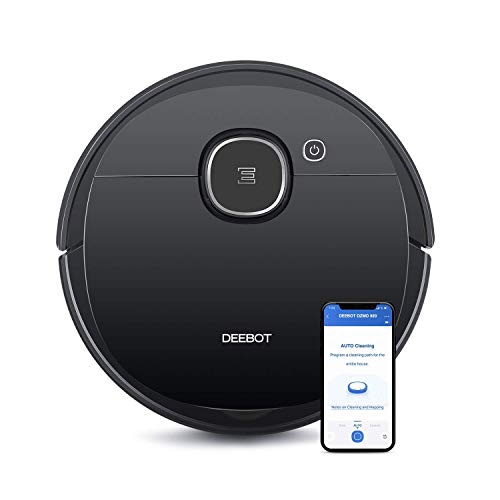 Robot aspirapolvere ECOVACS DEEBOT OZMO920, 2-in-1 Aspira e Lava con tecnologia laser Smart Navi 3.0, Pulizia personalizzata, Mappatura multi piano, Barriere virtuali