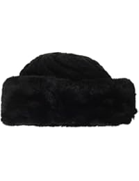 Trussardi Jeans Knitted Ecofur, Gorro de Punto para Mujer