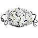 Price comparison product image Monicago Unisex Unique Mouth Mask, Face Mask, Watercolor Tropical Plants And Birds Face Mask, Reuseable Polyester Face Mouth Mask Respirator For Cycling Anti-Dust For Unisex Men Women Girls