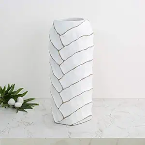 Home Centre Marhmallow Textured Vase