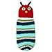 SMARSTAR Cute Caterpillar Style Infant Newborn Handmade Crochet Beanie Hat Clothes Baby Photograph Props