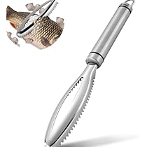 Squamatore Pesce In Acciaio Inox | Raschietto Professionale | Per Pulizia Pesce Veloce E Sicura | Design Ergonomico - Foto 13