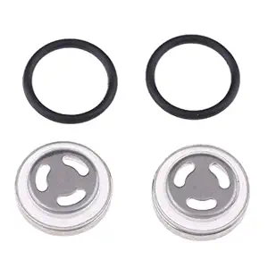 2 Set 18mm Motorbike Sight Len Mirror Seal Gaskets Fits for Brake Master Cylinder Reservoir