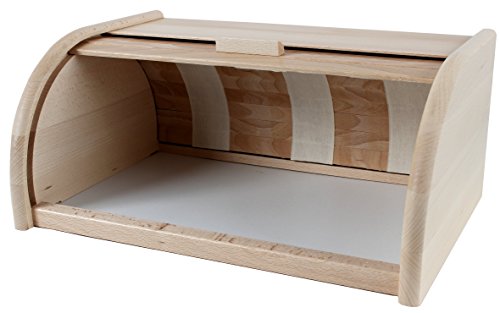 Brotbox, Rollbrotkasten aus Buche groß, made in EU - 3
