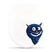 Produktbild Grinscard WC Sitz mit Absenkautomatik - Sweet Monster Design - Duroplast Toilettendeckel mit Motiv inkl. Montagesatz
