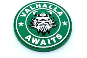 PATCH NATION Valhalla Awaits Vikingo Airsoft Paintball PVC Parche