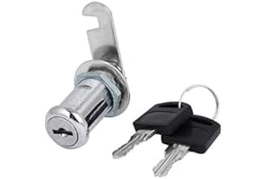 YUEWO Serratura di sicurezza, Serratura a Cilindro serrature con 2 chiavi per Armadietti Cassette delle Lettere Cassetti per cassetta postale da 35 mm