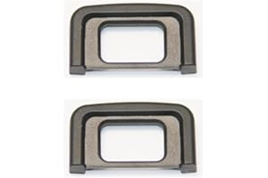 KOMET D3500 Eyecup - Mirino per fotocamera Nikon D5500, D5300, D5100, D3500, D3400, D3200, D3300, D3100, D3000, D5600, D5000, D5200, sostituisce DK-25 [2+2 confezioni]