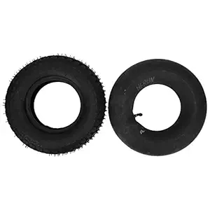 Elderly Electric Scooter Tyre, Easy and Convenient to Install 4.10/3.50-6 Tire for Trolleys for Wheelbarrows for Lawn Mowers