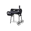 Miweba Bbq Smoker Holzkohlegrill Mr Smoke Mit Separater Grill Und Smokerflche 2 Grillrume Groe Rder