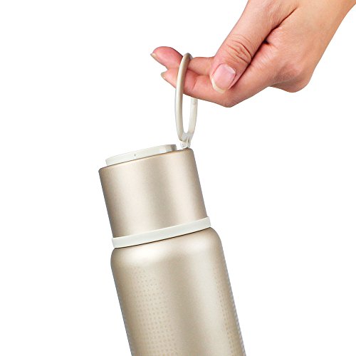 Beileer Edelstahl Thermobecher Kaffee Tee 450ml (Gold) - 5