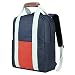 Produktbild REYLEO Rucksack Reisegepäck Handgepäck für Laptop 14.1 Zoll für Reise und Alltag Unisex Wasserdicht Blau und Orange-19 Liter
