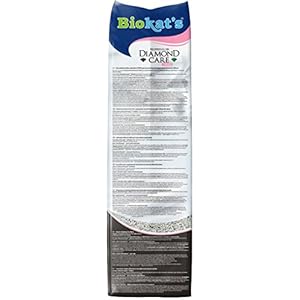 Biokat’s Diamond Care Fresh, arena para gatos con fragancia – Arena aglomerante para gatos: de alta calidad, con carbón activo y aloe vera – 1 bolsa de papel (1 x 10 l)