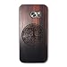 Produktbild Galaxy S7 Edge Case, BTHEONE Echte natürliche Holzabdeckung für Galaxy S7 Edge Einzigartiges handgemachtes nettes schützendes Galaxie S7 Rand Schwarz-Yggdrasill