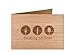 Produktbild Holzgrußkarte - Spruchkarte - 100% handmade in Österreich - Postkarte Glückwunschkarte Geschenkkarte Grußkarte Klappkarte Karte Einladung, Motiv:EINLADUNG ZUM ESSEN