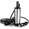 Chukchi DC 12V Submersible Pump 38mm Water Oil Diesel Fuel Transfer Cigarette Plug