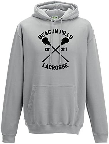 BEACON HILLS LACROSSE HOODED ALL SIZES TEEN WOLF-ADULTS &amp; KIDS