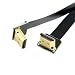 Produktbild Chenyang CYFPV-Kabel mit zweifachem, um 90 Grad abgewinkeltem HDMI-Stecker Typ A auf HDTV-Stecker, flaches FPC-Kabel, 50 cm, für FPV-HDTV-Multicopter-Luftaufnahmen