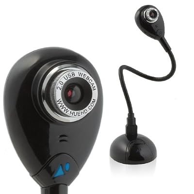 Hue HD Caméra USB HUE HD pour Windows et Mac (Noir)