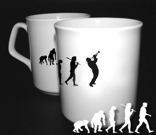 Preisvergleich Produktbild Trompeter Trompete Trumpet Evolution BÜROTASSE BUEROTASSE TASSE KAFFETASSE MUG
