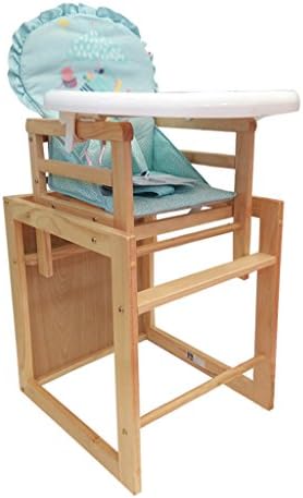 Multifunction Baby Chair Solid Wood Eat Dinette Baby Dining Chair Detachable Study Desk Chair