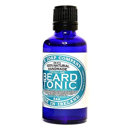 DR K Soap Company Beard Tonic Fresh Lime - Tinte de coloración (50 ml)