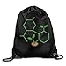 Produktbild Icndpshorts CBD Molecule Cannabis Sprout Drawstring Backpack Beam Mouth School Travel Backpack Shoulder Bags for Men and Women