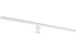 SEBSON® Lampa LED do lustra 90 cm łazienka IP44 – lampa montażowa + lampa zaciskowa, neutralna biel 4000 K 15 W 1300 lm aluminium – światło do makijażu, lampa do lustra biała 900 x 98 x 44 mm