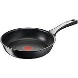 TEFAL Unlimited G25906AZ Patelnia 28 cm, Odporność na zarysowania, Bezpieczna powłoka, Ekologiczne opakowanie, Wskaźnik rozgr