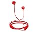 Produktbild RQINW Drahtlose Bluetooth Sport Kopfhörer Lauf Kopfhörer Kopfhörer Stereo IPX6 Wasserdicht Bad Schwimmen, CVC6.0 Rauschunterdrückung, V4.1 Ultraleicht,Red