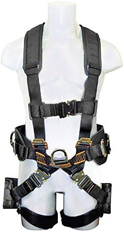 Madaco Safety Products Unisex H-TB502 Safety Harness Internal Shock Laynard Kit, Coyote Brown/Orange, Medium/X-Large
