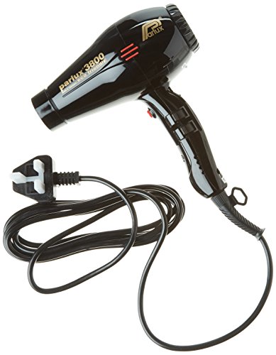 Parlux 3800 Ceramic and Ionic Edition Eco Friendly Hair Dryer Black