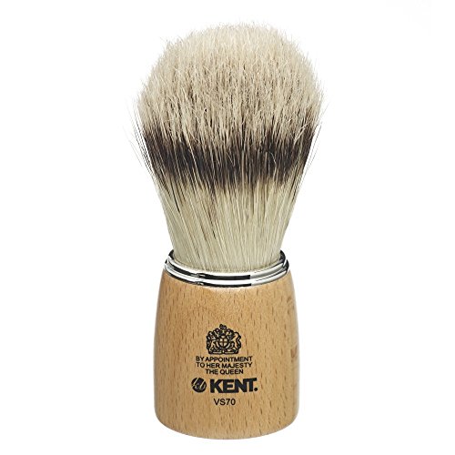 Kent Wooden Barrel Imitation Badger Shaving Brush Large